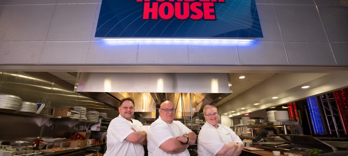 Portrait of 3 chefs at the Wonder House