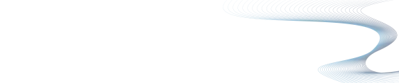 Colorful topographic lines on the far right side of a white background